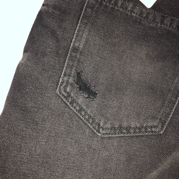 We the Free Size 27 Black denim distressed, vintage inspired, mini skirt. - Picture 5 of 10